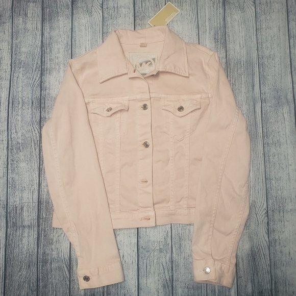MICHAEL Michael Kors Jackets & Blazers - MICHAEL MICHAEL KORS Pink Denim Jacket